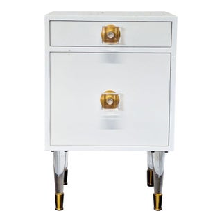 Nightstand With One Drawer and Cabinet For Sale