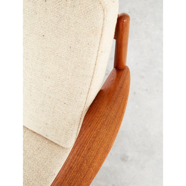 Mid-Century FD118 Easy Chair in Teak by Grete Jalk for France & Søn, 1960s For Sale - Image 16 of 17