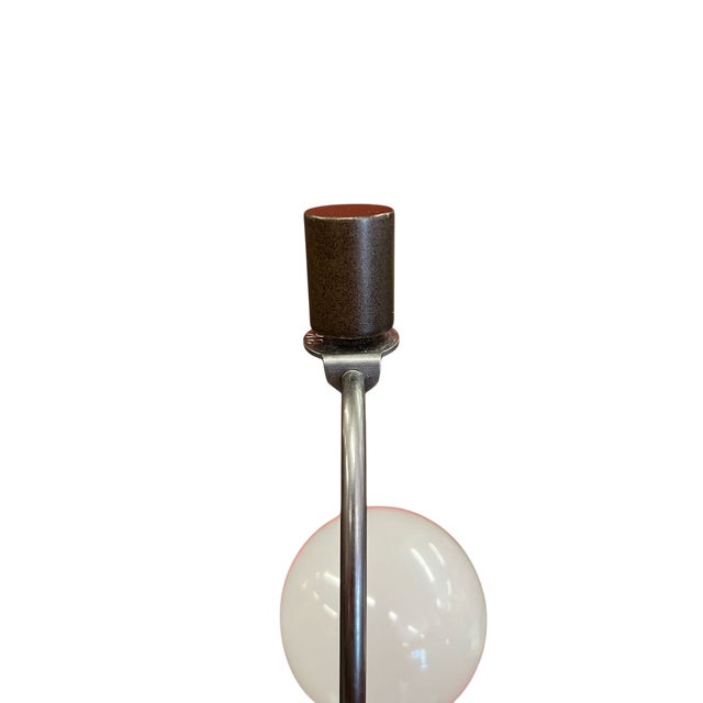 Bronze Hubbardton Forge Iron Modern Table Lamps Pair For Sale - Image 8 of 10