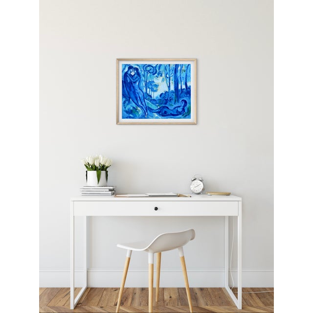 Blue Between Worlds - Original Oil Painting Blue Toned Series For Sale - Image 8 of 8