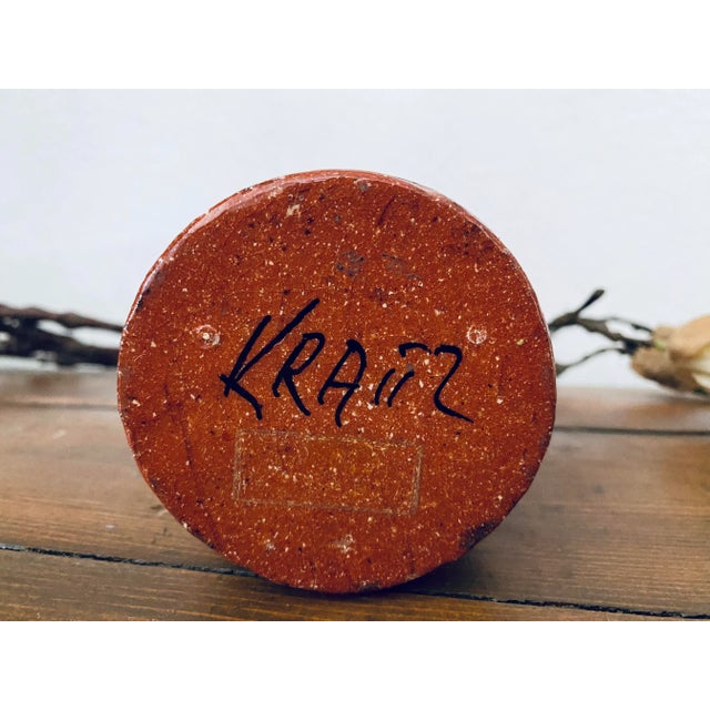 Scandinavian Ceramic Vase or Bowl by Ulla & Gustav Kraitz, 1970s For Sale - Image 10 of 11