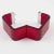 Bottega Veneta Red Acrylic and Chrome Clamper Bracelet For Sale In Atlanta - Image 6 of 9
