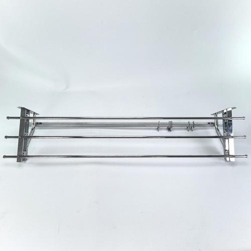 1930s Art Deco Modernist Coat Rack in Chrome, 1930s For Sale - Image 5 of 8
