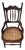 Hip Hugger Victorian Era Walnut Chair For Sale