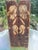 Antique Arts & Crafts Carved & Pyrographic Iris Umbrella Stand, C. 1910 For Sale - Image 4 of 9