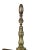 Two light with fluted column and stepped plinth with gilt accents. Bears label.