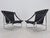 Set of Mid-Century Chrome and Leather Armchairs, 1970s For Sale - Image 16 of 17