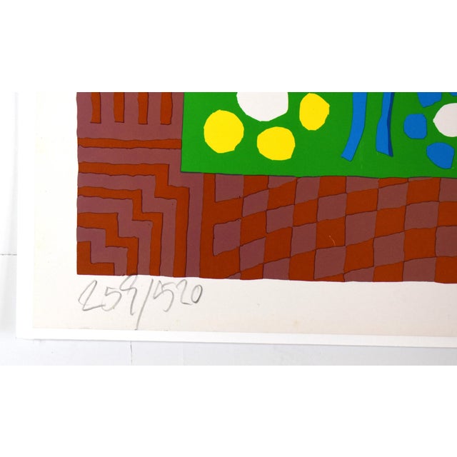 Poul Gernes, Floral Composition, 1982, Lithograph For Sale - Image 3 of 8