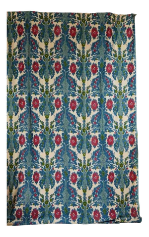 Floral Pattern Curtains from Boussac, 1950s, Set of 3