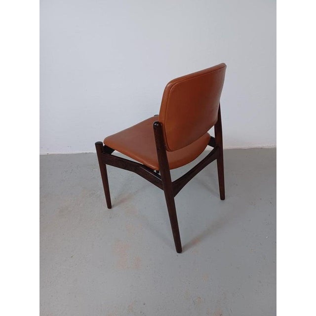 Wood Rosewood Dining Chairs by Erik Buck, Customizable Reupholstery, 1960s, Set of 4 For Sale - Image 7 of 12
