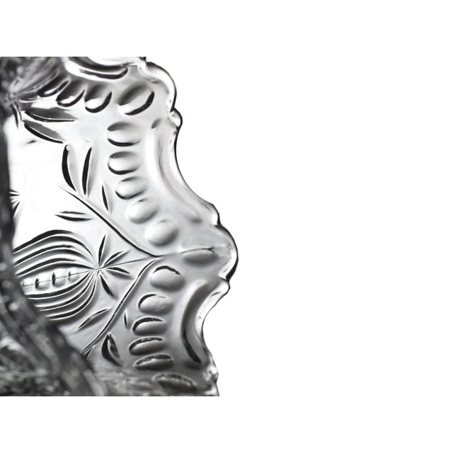 Traditional Vintage Handmade Glass Dinner Bell For Sale - Image 3 of 4