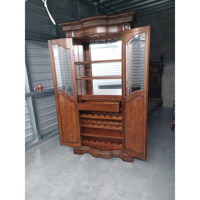 Late 20th Century Vintage Bar / Wine Cabinet For Sale - Image 5 of 12