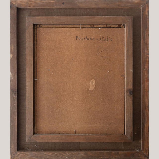 Positano and Valldemossa, Landscapes, 1990s, Oil on Canvas, Set of 2 For Sale - Image 13 of 15