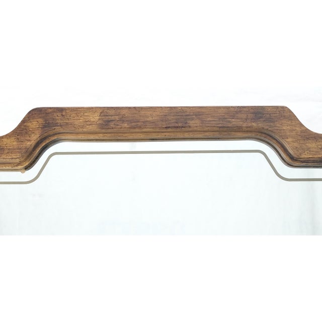 Mid Century Modern American of Martinsville Triptych Dresser Wall Mirror For Sale - Image 6 of 8