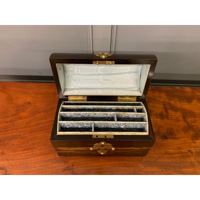 Victorian Coromandel Stationary Casket, 1860 For Sale - Image 3 of 15