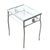 Mid-Century Modern Mid-Century Wrought Iron Outdoor/ Patio Scrolling Side Table For Sale - Image 3 of 6