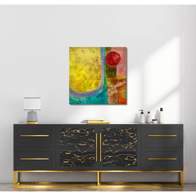 Bryan Boomershine – Contemporary Abstract Painting This captivating piece by Bryan Boomershine features a contemporary...