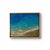 Soothing Waves by Ana Hefco | Mixed Media on wood panel Ocean waves and sandy beach. For Sale - Image 4 of 5