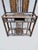 Brown Victorian Bamboo Coat Stand with Mirror and Umbrella Stand, 1890s For Sale - Image 8 of 11