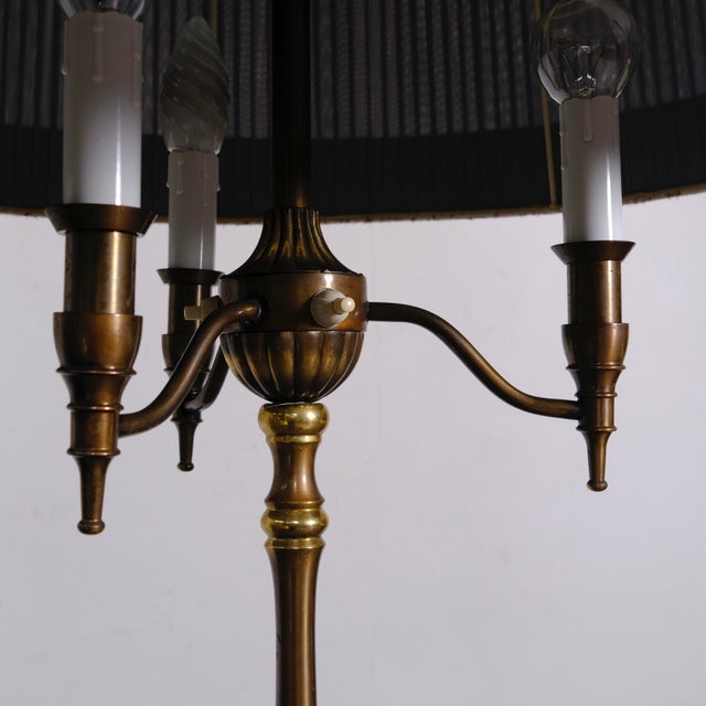 Floor Lamp with Four Lights and Three Arms and Double Switch, 1950s For Sale - Image 6 of 18