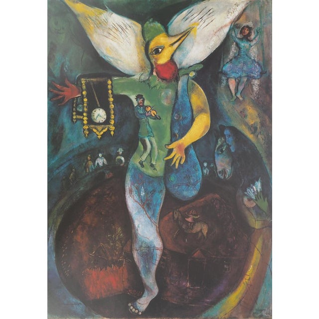 Marc Chagall (1887-1985) The Juggler Original color poster Signed in the plate On poster paper, 43 x 74 cm (approx. 17 x...
