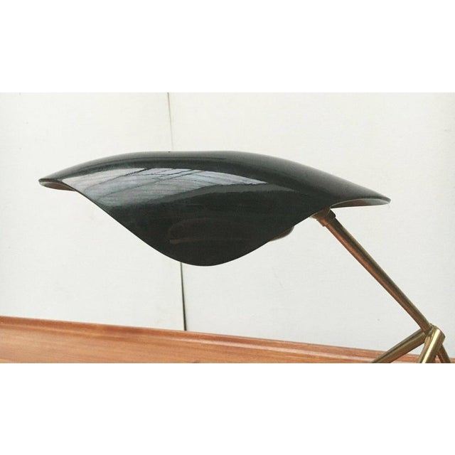 Mid-Century German Acryl and Brass Tripod Table Lamp from Cosack, 1960s, Set of 2 For Sale - Image 13 of 18