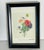 Traditional 1970s Mini Chromolithograph P.F.Redoute Bouquet Anemones in Black Frame For Sale - Image 3 of 3