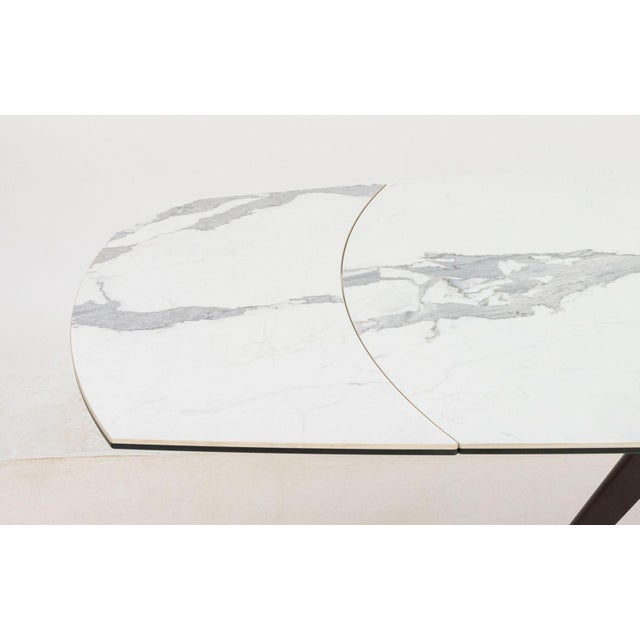 Postmodern Italian "Vortice" Extendable Rotating Table For Sale - Image 3 of 8