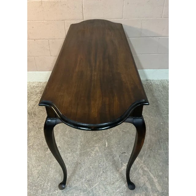 Late 20th Century The Scholar’s Alcove: Dark Academia Library Desk & Jacquard Emerald Armchairs Suite For Sale - Image 5 of 7