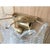 Murano glass wall sconce leaves matt gold metal frame 2 x e14 bulbs (bulbs not included) width 40 cm circa = 15.7" heigh...