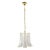 Petal Suspension Lamp in Murano Crystal and White Glass, Italy, 1990s For Sale - Image 13 of 13