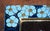 Mid-Century Modern Mirror with Blue Bird by Mithé Espelt, 1970 For Sale - Image 3 of 6