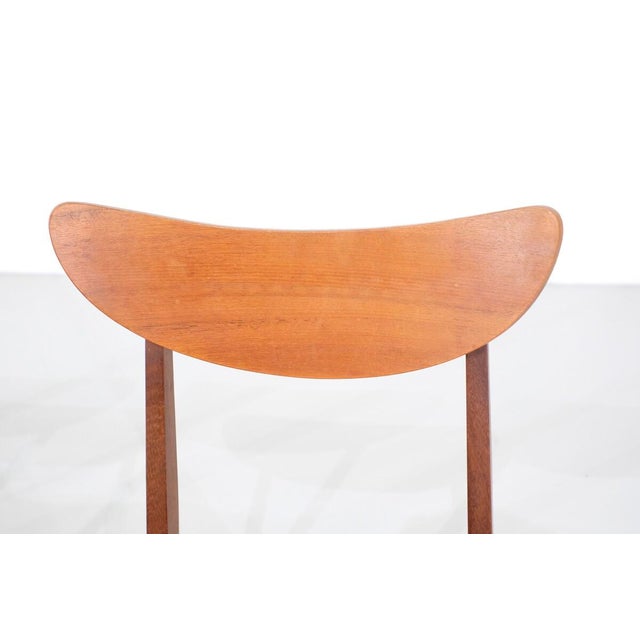 Dining Chairs in Teak, Denmark, 1960s, Set of 4 For Sale - Image 9 of 11