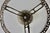 1970s Pierced Reticulated Brass Pedestal Glass Top Drinks Side Table For Sale - Image 17 of 18