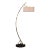 Vardar Curved Brass Floor Lamp For Sale
