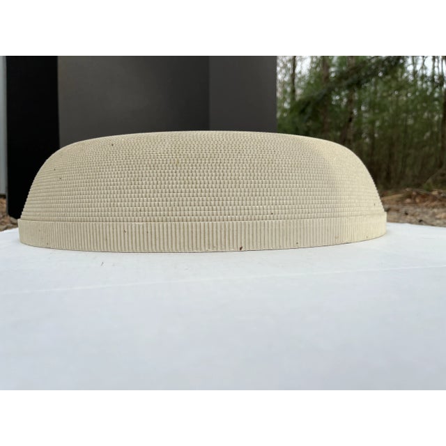 Mid 20th Century Vintage Corrugated Cardboard Mirror by Flute Chicago For Sale - Image 5 of 7