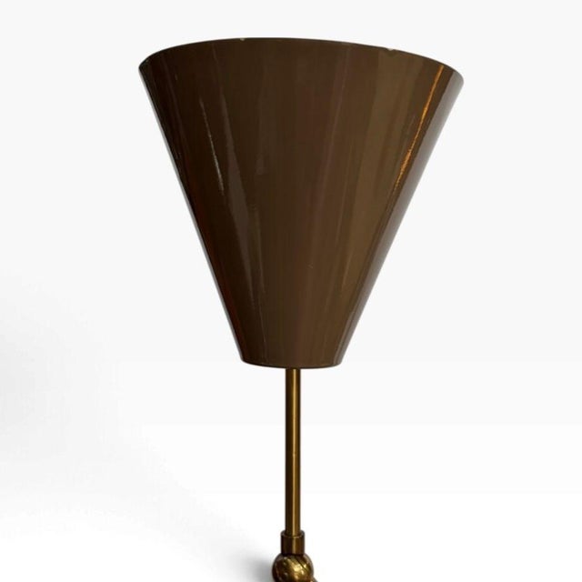 1950s Angelo Lelii “Triennale” Floor Lamp by Arredoluce W/Marble Base For Sale In Chicago - Image 6 of 10