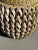 Boho Chic Large Woven Rattan Decorative Vase For Sale - Image 3 of 6