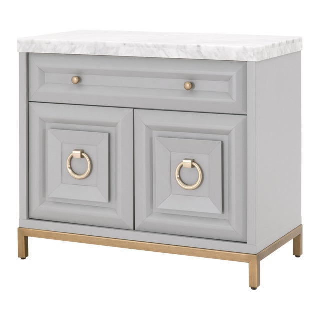 2020s Azure Carrera Media Chest, Dove Gray For Sale - Image 5 of 11
