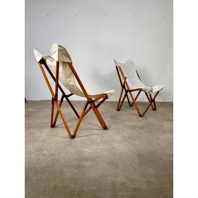 Wood Tripolina Chairs by Antonio Citterio, 1970s, Set of 2 For Sale - Image 7 of 17