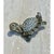 Mid 20th Century Vintage Rhinestone Turtle Brooch For Sale - Image 5 of 12