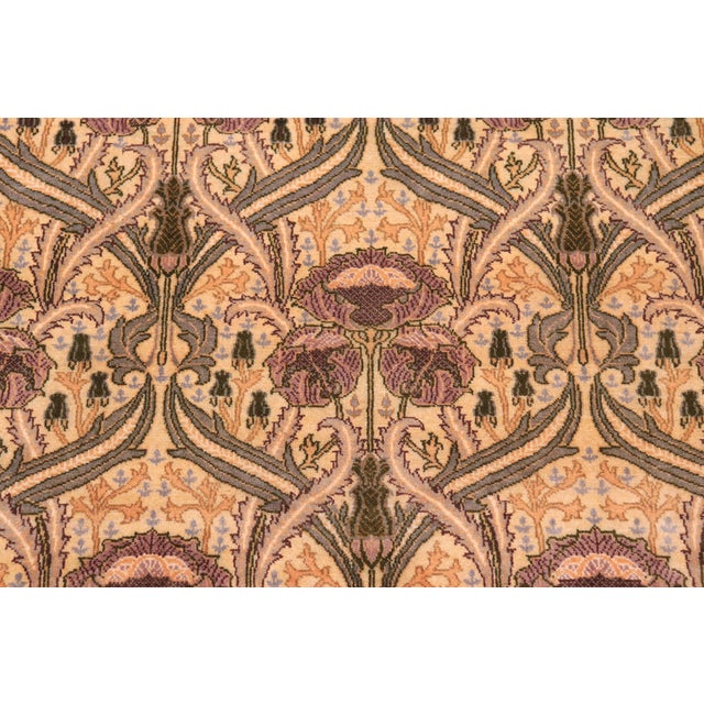 Shabby Chic Hamjolie Pak-Persian Gold/Green Wool Rug - 9'1'' X 12'2'' For Sale In New York - Image 6 of 8