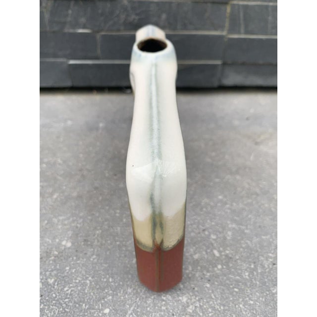 Ceramic Mid-Century Scandinavian-Style Stem Vase, 1960s For Sale - Image 7 of 18