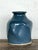 Teal Vintage Original Studio Pottery Vase For Sale - Image 8 of 12