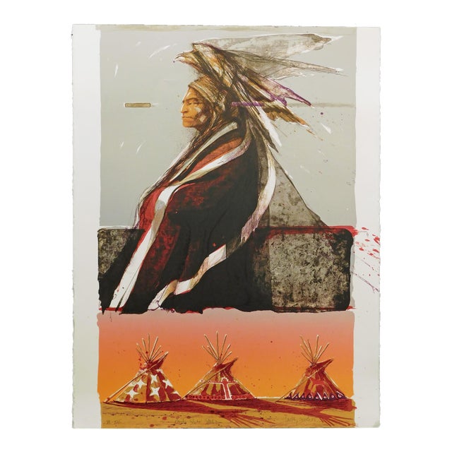 Larry Fodor "Dusty Stars St 2" Hand Signed & Numbered Make an Offer Unframed For Sale