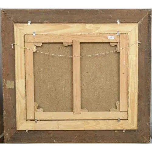 Modern People of Pardaugava, Oil on Canvas, 20th Century For Sale - Image 3 of 4