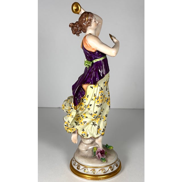 Rare & Original Volkstedt Porcelain Figurine for your consideration. The figurine measures approx. 10 1/2 inches tall and...