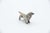 Silver Dog with Micro Reliefs, in Good conditions. Designed 1920 to 1949