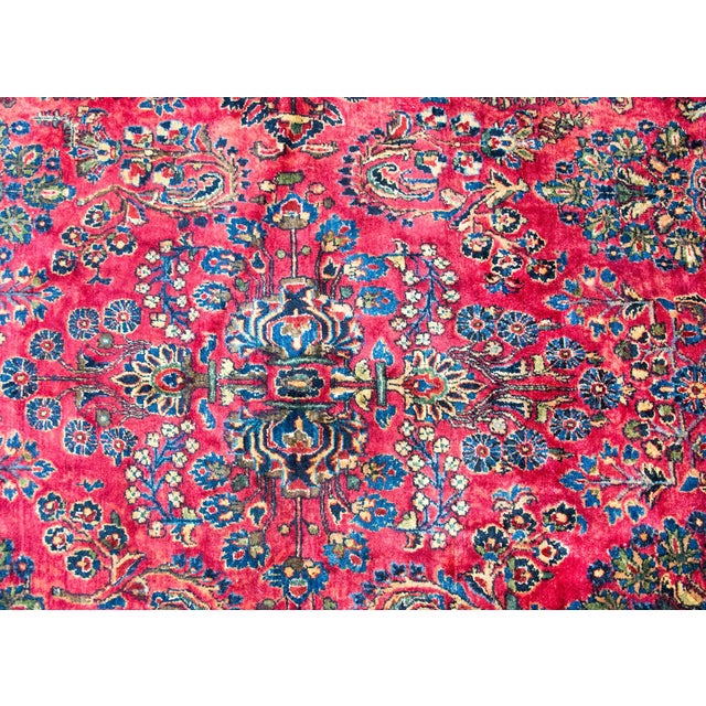 1930s Early 20th Century Persian Sarouk Rug For Sale - Image 5 of 15