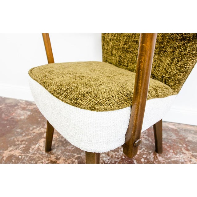 Vintage Cocktail Armchair, 1950s, in Restored conditions. Designed 1950 to 1959